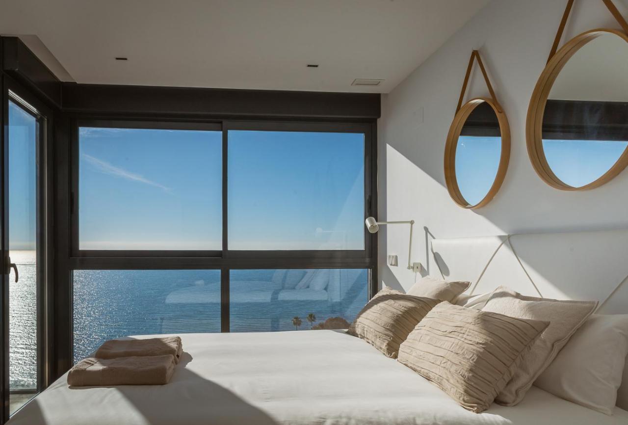Modern sea front jacuzzi Blue Sky Apartment Alicante Exterior foto
