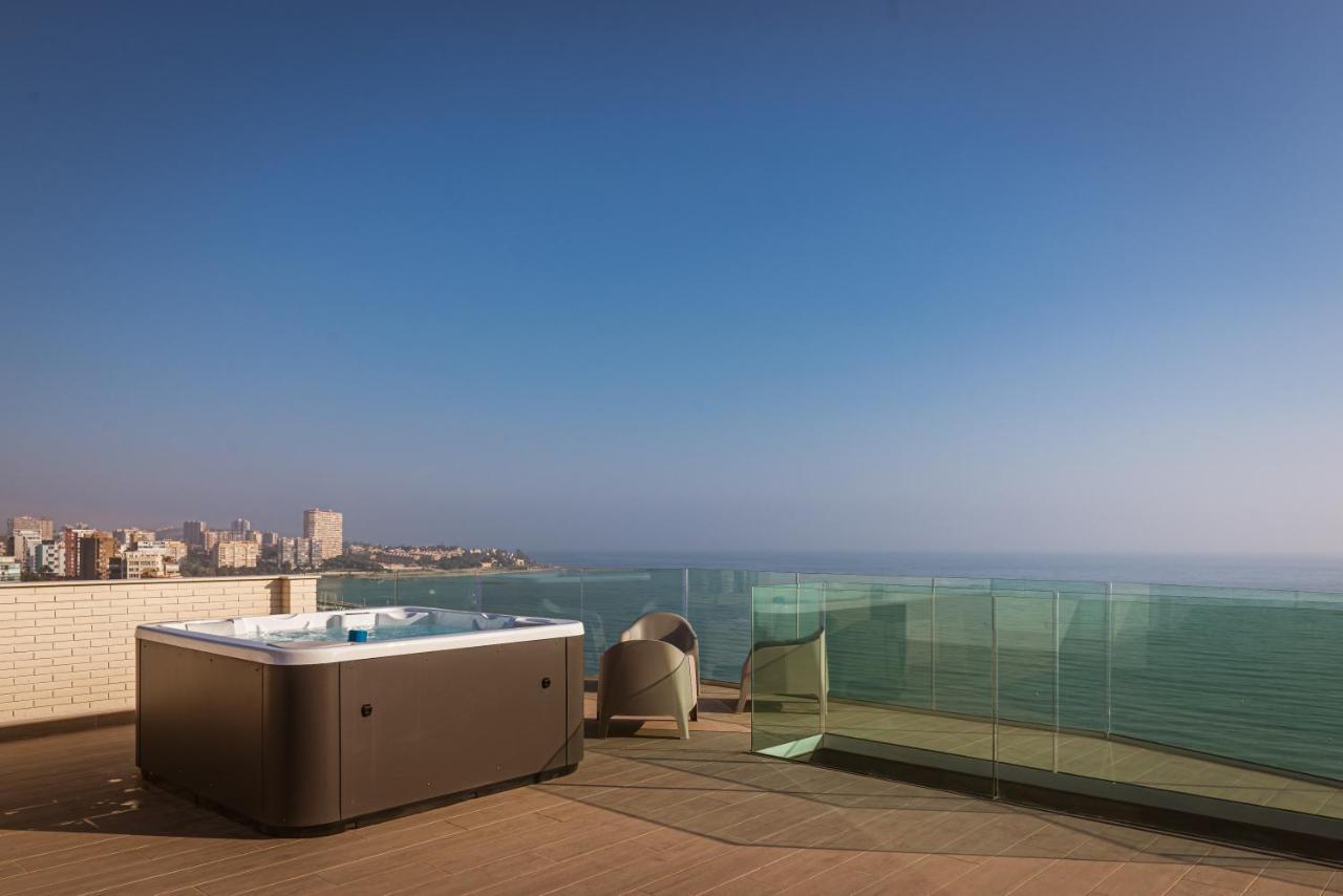 Modern sea front jacuzzi Blue Sky Apartment Alicante Exterior foto