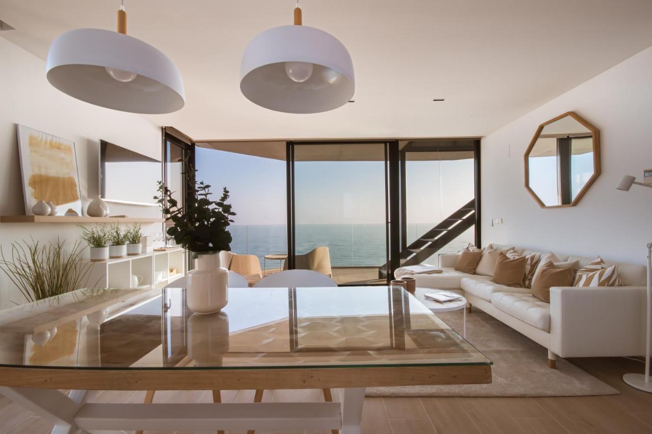Modern sea front jacuzzi Blue Sky Apartment Alicante Exterior foto