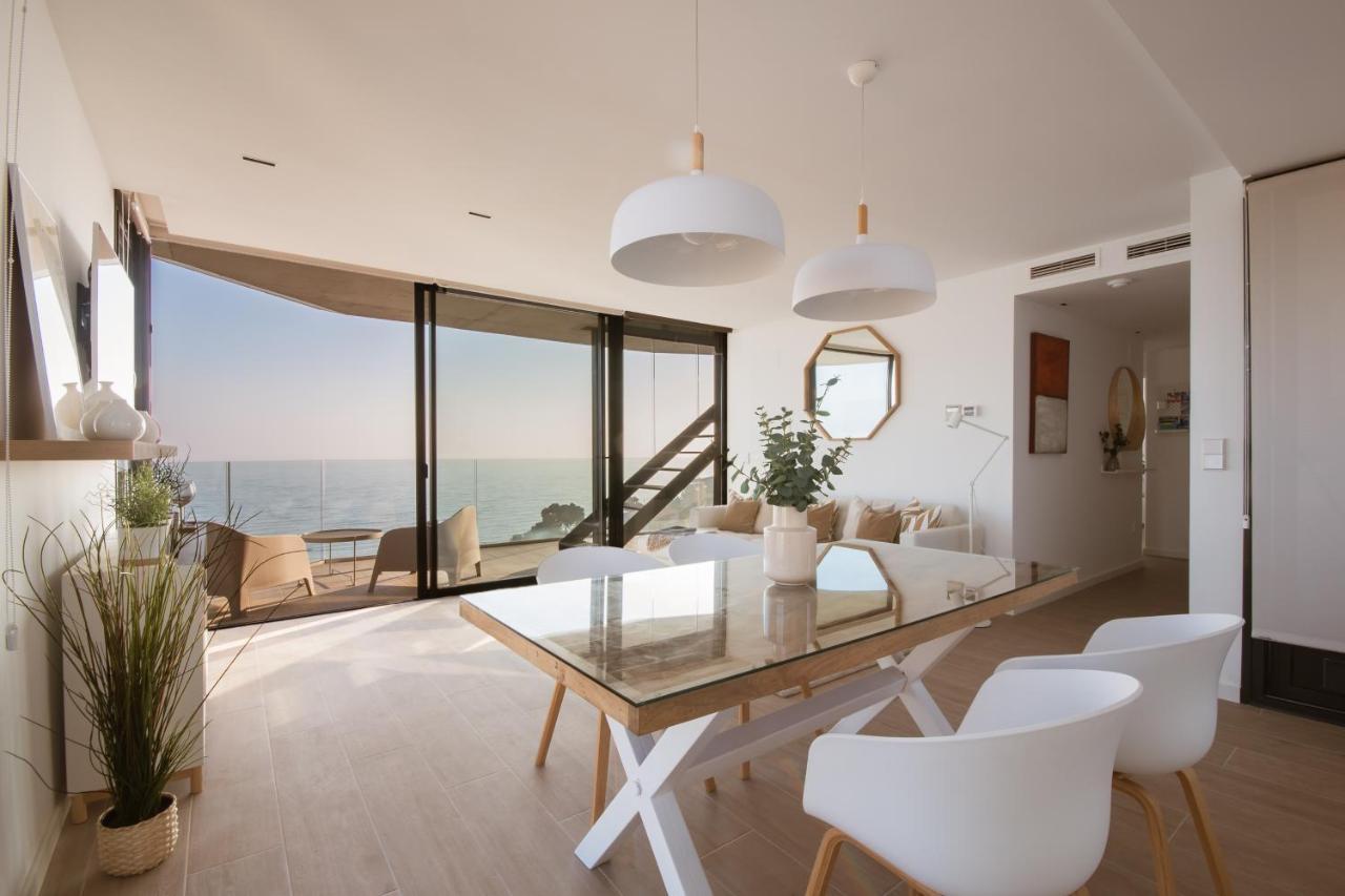 Modern sea front jacuzzi Blue Sky Apartment Alicante Exterior foto